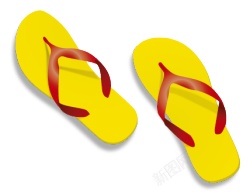 人字拖鞋夹脚趾拖鞋素材