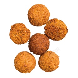 炸豆丸子素材