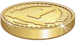 硬币金属货币素材