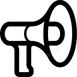 扩音器喇叭筒素材