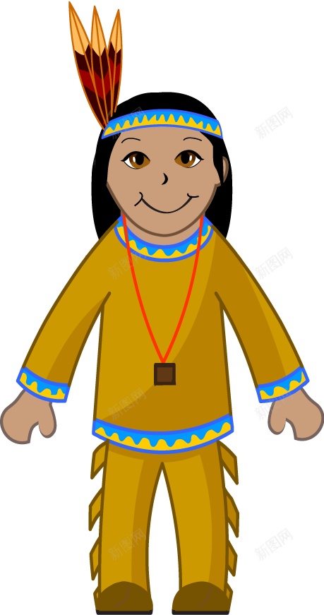 美洲印第安人印第安人png免抠素材_新图网 https://ixintu.com 印第安人 美洲印第安人