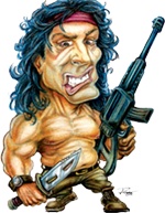 强壮好斗的男子猛男素材