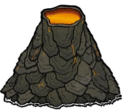 火山素材