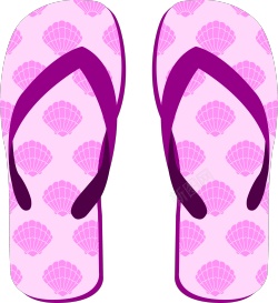 人字拖鞋夹脚趾拖鞋素材