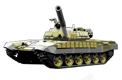 坦克现代军事武器素材