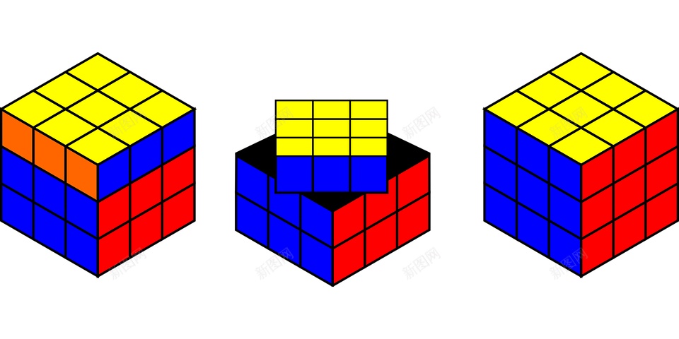魔方魔术方块png免抠素材_新图网 https://ixintu.com 魔方 魔术方块