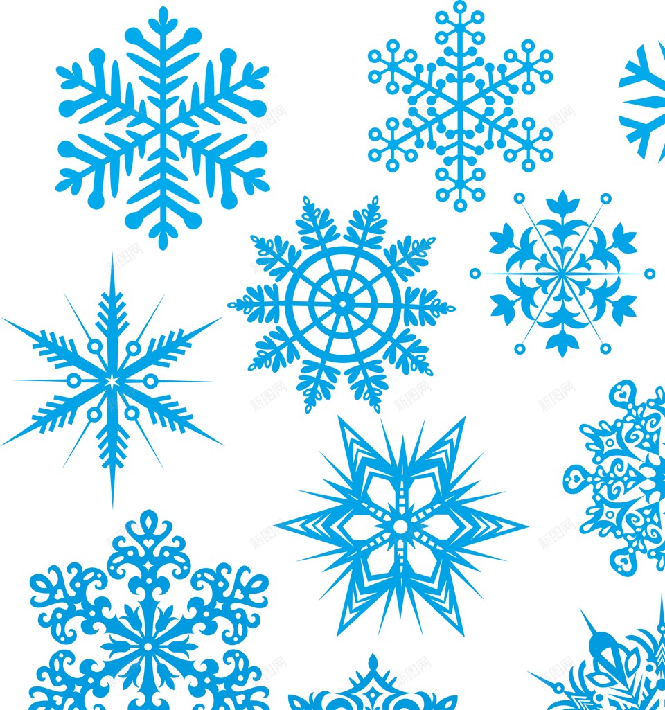雪花雪片png免抠素材_新图网 https://ixintu.com 雪片 雪花