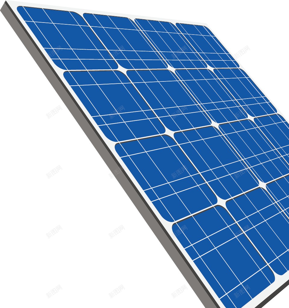 太阳能电池板png免抠素材_新图网 https://ixintu.com 太阳能电池板