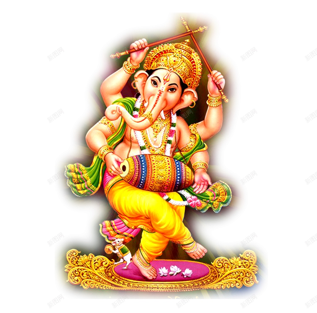 Ganeshapng免抠素材_新图网 https://ixintu.com Ganesha