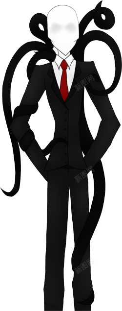 瘦长鬼影瘦长男人素材