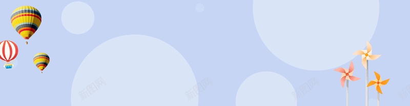 热气球圆形几何蓝色jpg设计背景_新图网 https://ixintu.com 几何 圆形 热气球 简约 背景 蓝色