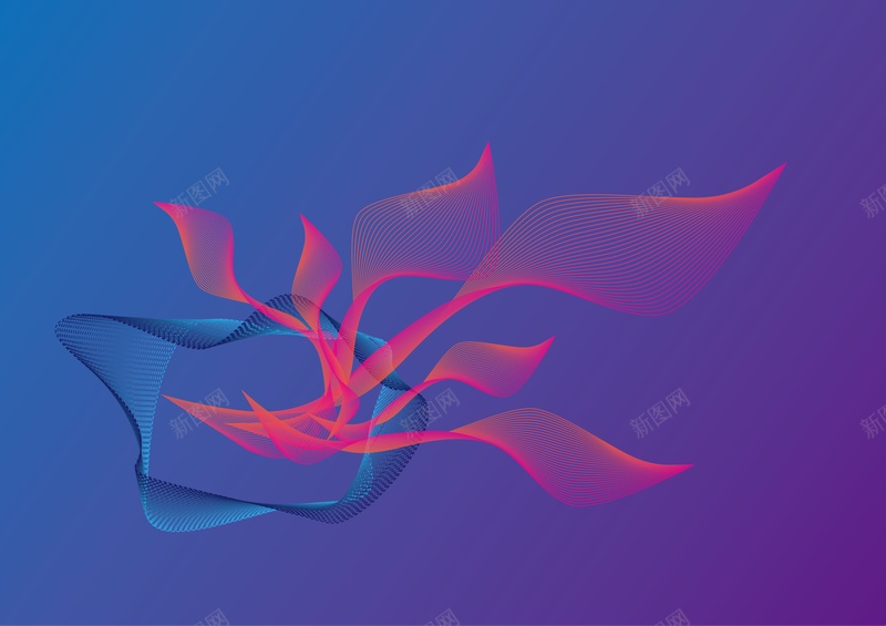 多线条艺术背景jpg设计背景_新图网 https://ixintu.com 多线条 混合 渐变 背景
