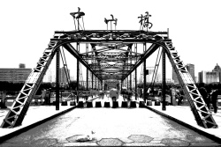 中山桥黑白照片中山桥高清图片