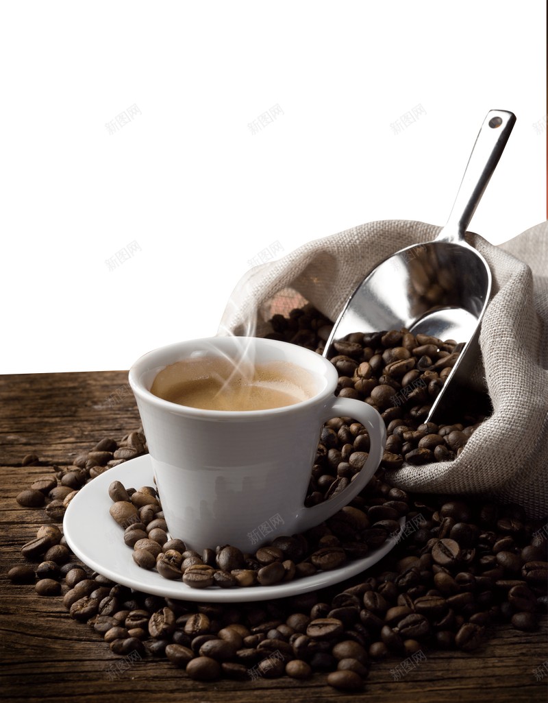 简约咖啡装饰背景jpg设计背景_新图网 https://ixintu.com 咖啡 可可豆 背景 饮品