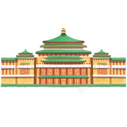 重庆人民大礼堂背景