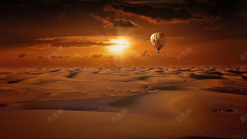 热气球沙漠旅行阳光jpg高清背景_新图网 https://ixintu.com 热气球 沙漠 旅行 阳光