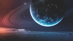 太空光环星球光环科技未来高清图片