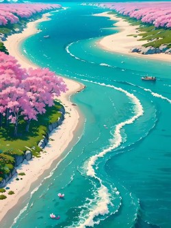 美妙的美妙的海边风景高清图片