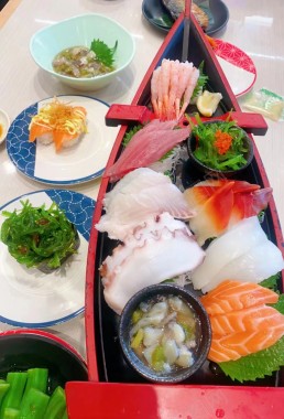日式海鲜鱼生02摄影图片