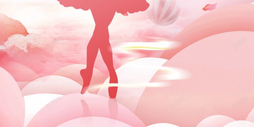 芭蕾舞时尚舞蹈海报psd_新图网 https://ixintu.com 促销 原创海报 招生 招生海报 海报 舞蹈 舞蹈海报 芭蕾舞 跳舞