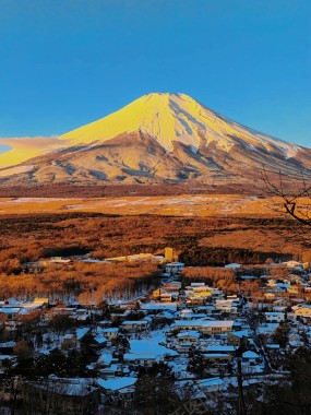 富士山下摄影图片