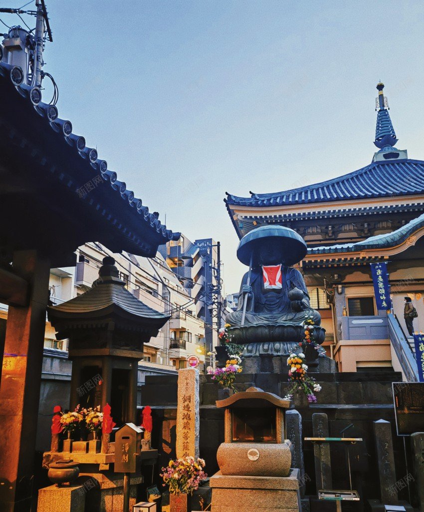 日本寺院jpg_新图网 https://ixintu.com 药王寺 雕塑 寺院