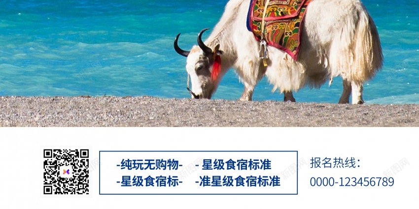 时尚穿越西藏旅游海报psd_新图网 https://ixintu.com 促销 原创海报 旅游 旅游景点 旅游海报 旅行 海报 牦牛 穿越西藏 西藏