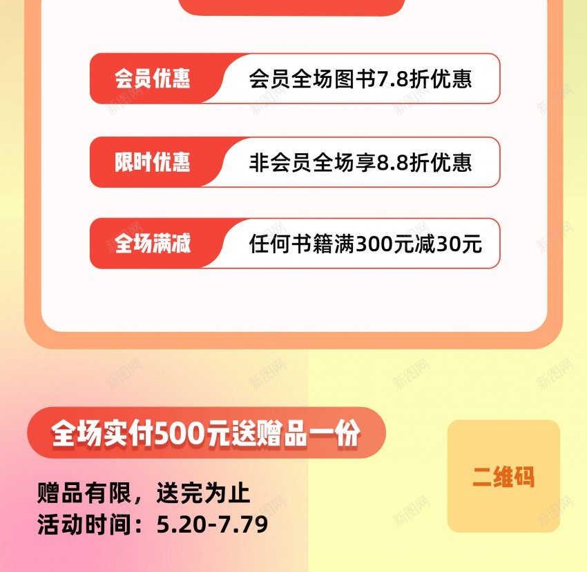 4月23日世界读书日阅读沙龙读书会海报橙色psd_新图网 https://ixintu.com 月日 世界 阅读 沙龙 读书会 海报 橙色 读书日