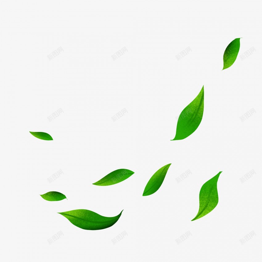 绿色植物装饰树叶元素png免抠素材_新图网 https://ixintu.com 树叶 树叶元素 树叶素材 绿叶 叶子 叶片 茶叶 茶叶元素