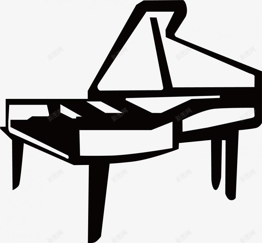 钢琴png免抠素材_新图网 https://ixintu.com 钢琴 音乐