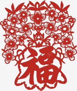新年春节类剪纸窗花高清图片