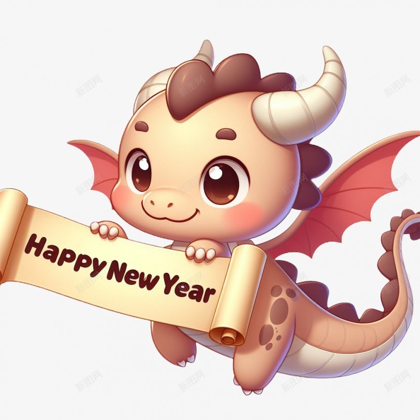 新年快乐卡通龙png免抠素材_新图网 https://ixintu.com 新年快乐 可爱卡通龙 2024 新年元素 2024龙 卡通龙 可爱 萌龙 龙 卡通