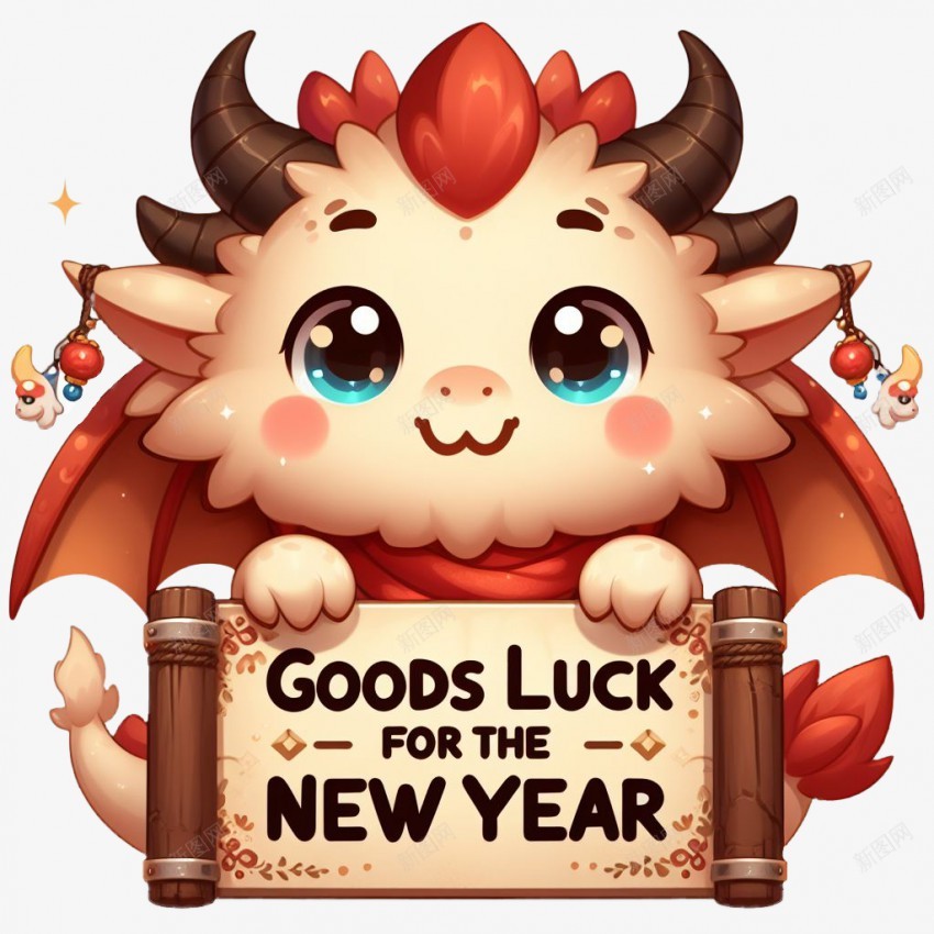 新年好运可爱卡通龙png免抠素材_新图网 https://ixintu.com 2024 新年快乐 2024 新年元素 2024龙 卡通龙 可爱 萌龙 龙 新年好运 可爱卡通龙