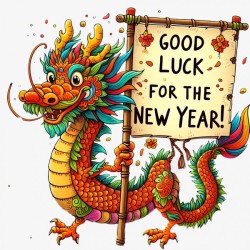 新年质感新年好运中国龙高清图片