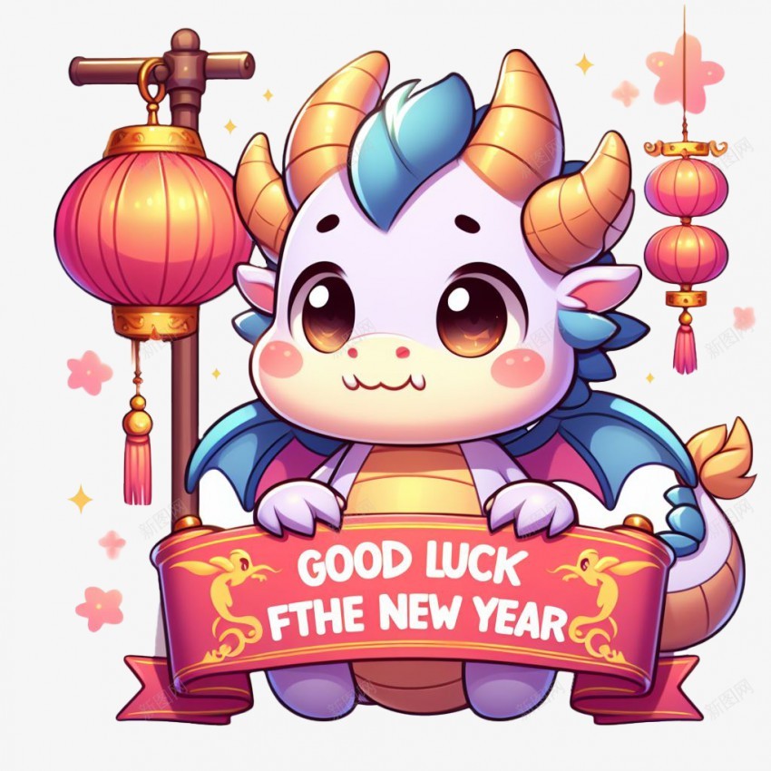 新年好运可爱卡通龙png免抠素材_新图网 https://ixintu.com 新年快乐 可爱卡通龙 2024 新年元素 2024龙 卡通龙 可爱 萌龙 龙 新年好运