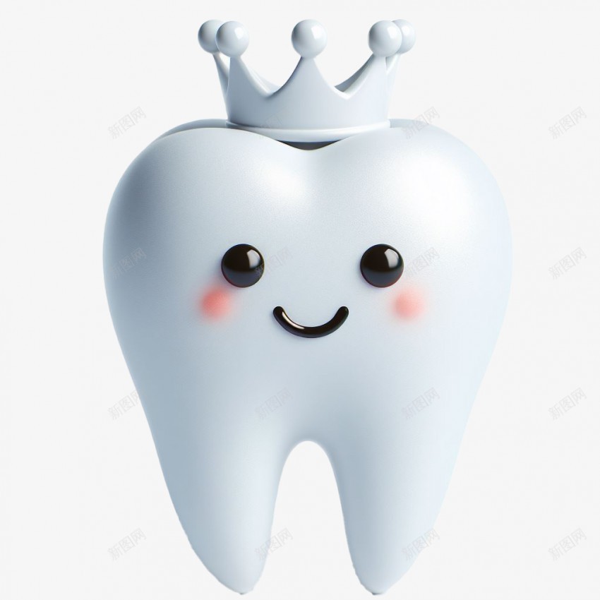 可爱牙齿png免抠素材_新图网 https://ixintu.com 牙齿 可爱牙齿 牙齿元素 牙