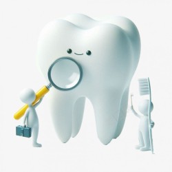 口腔卫生牙齿清洁元素素材