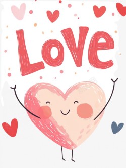 爱英语爱心love高清图片