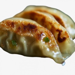 锅贴饺子素材