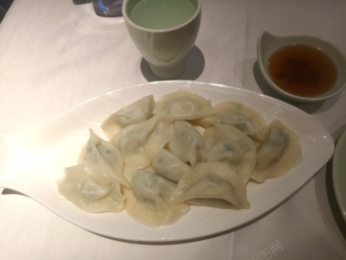 美食鲅鱼水饺摄影图片