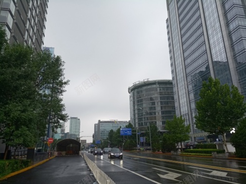 城市街道摄影图片