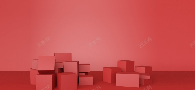 礼盒背景中国风红色喜庆背景背景