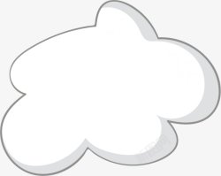 卡通手绘精美的云彩云朵插画素材
