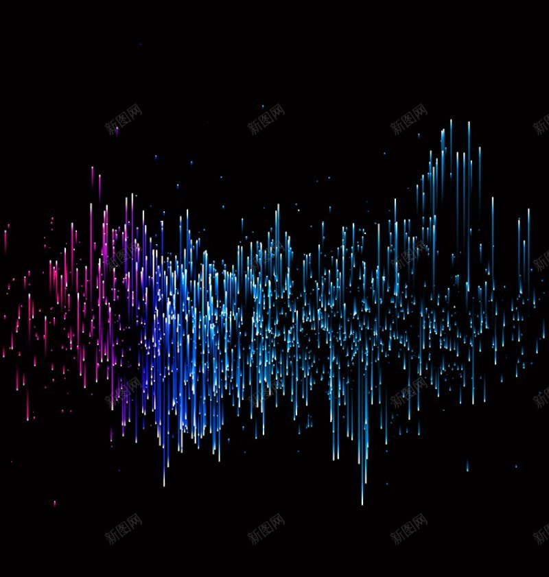 彩色渐变发光放射线条科技感光效背景EPS矢jpg设计背景_新图网 https://ixintu.com 光线3D立体光效场景 平面光效 科技光线