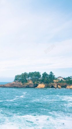 大海桌面背景614壁纸背景图原图蓝天白云大海舒服桌面壁纸高清图片