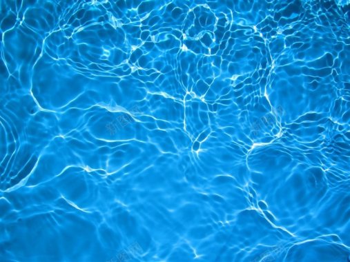 蓝色水面波纹背景图水背景