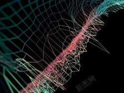 wireframe设计右上角放大大图抽象不规则科幻线框HD超清背景图高清图片