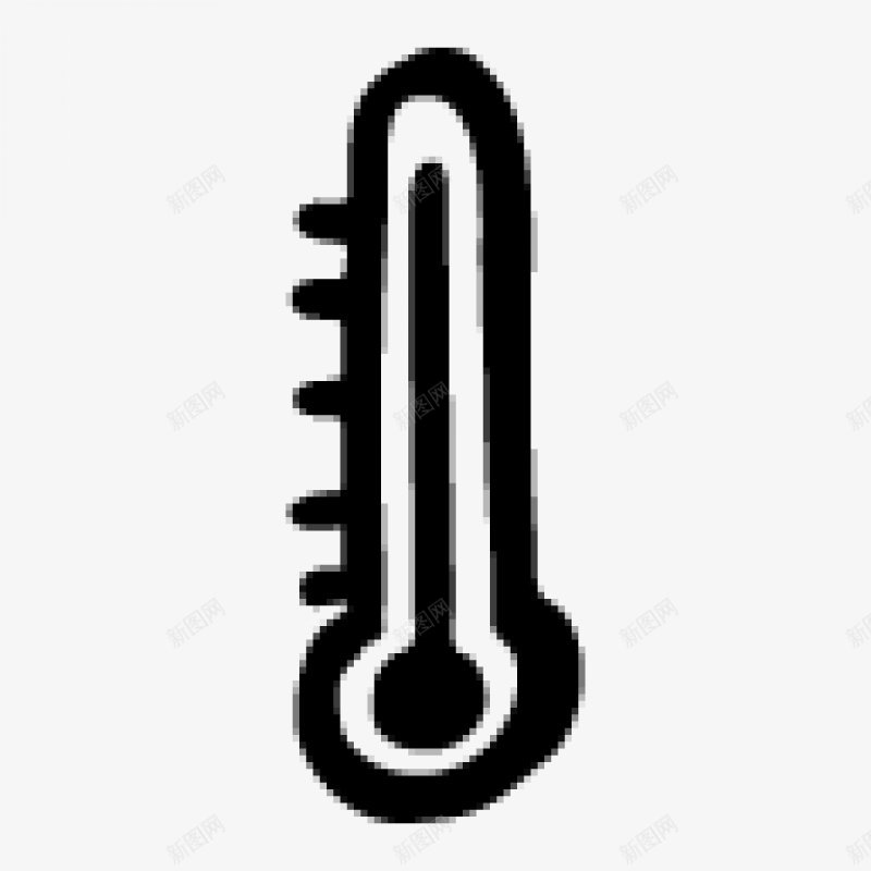 温度计图标手绘png免抠素材_新图网 https://ixintu.com 手绘 温度计图标