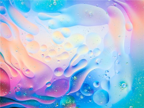 抽象水彩未来彩色渐变液体纹理背景图1背景