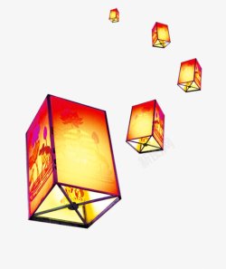 亚洲艺术春节灯笼装饰高清图片